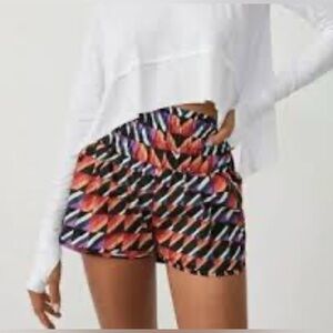 Free People - FP Movement ‘The Way Home Printed Shorts’ Women’s Size XL